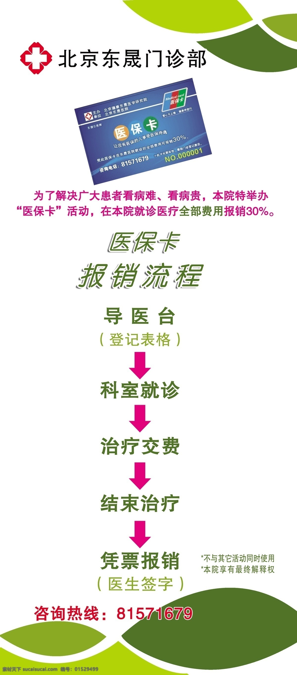 医院易拉宝 展架 医院 流程图 易拉宝 简洁 高档 分层 源文件