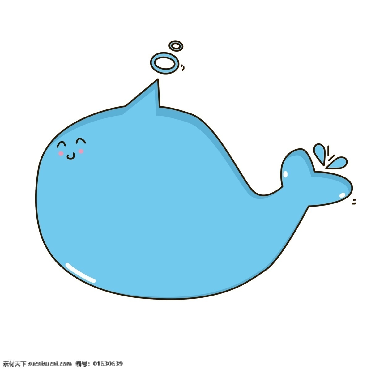 卡通 可爱 小 鲸鱼 对话框 卡通对话框 可爱边框 蓝色创意边框 小鲸鱼对话框 手绘边框