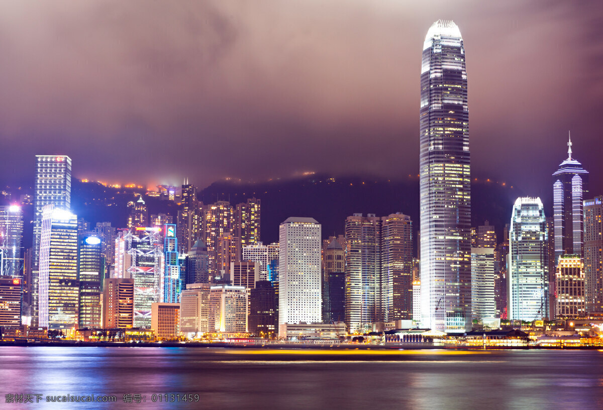 香港夜景 香港 夜景 海边 旅游 高楼 大厦 旅游摄影 国内旅游