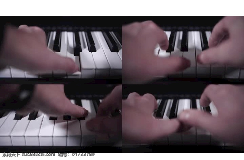 近距 拍摄 双手 弹 钢琴 弹钢琴 近距离 音乐 黑白 手指 近拍 多媒体 实拍视频 人物 mp4