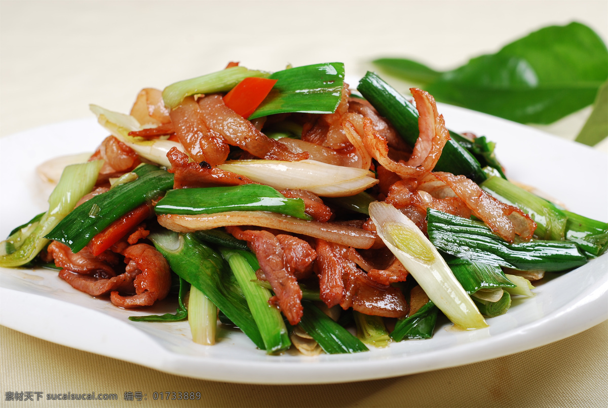 风干肉炒蒜苗 美食 传统美食 餐饮美食 高清菜谱用图