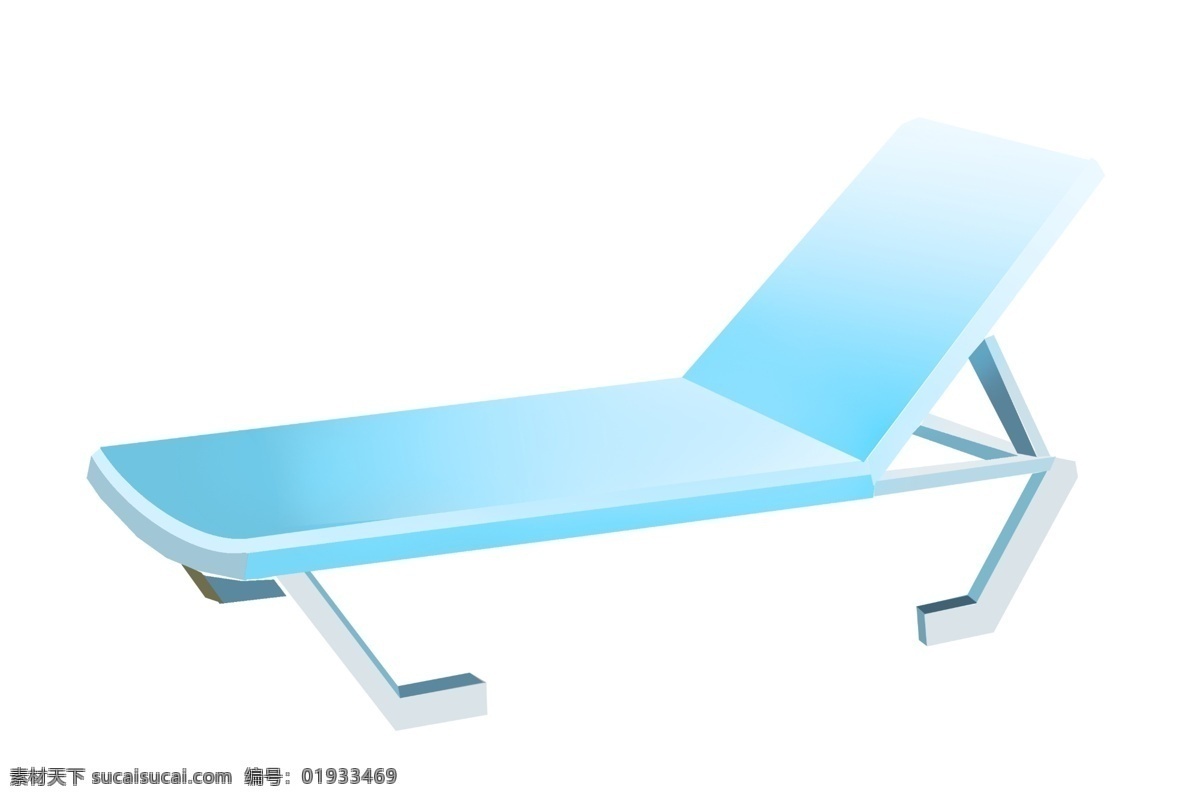 浅蓝色 躺椅 家具 座椅 椅子