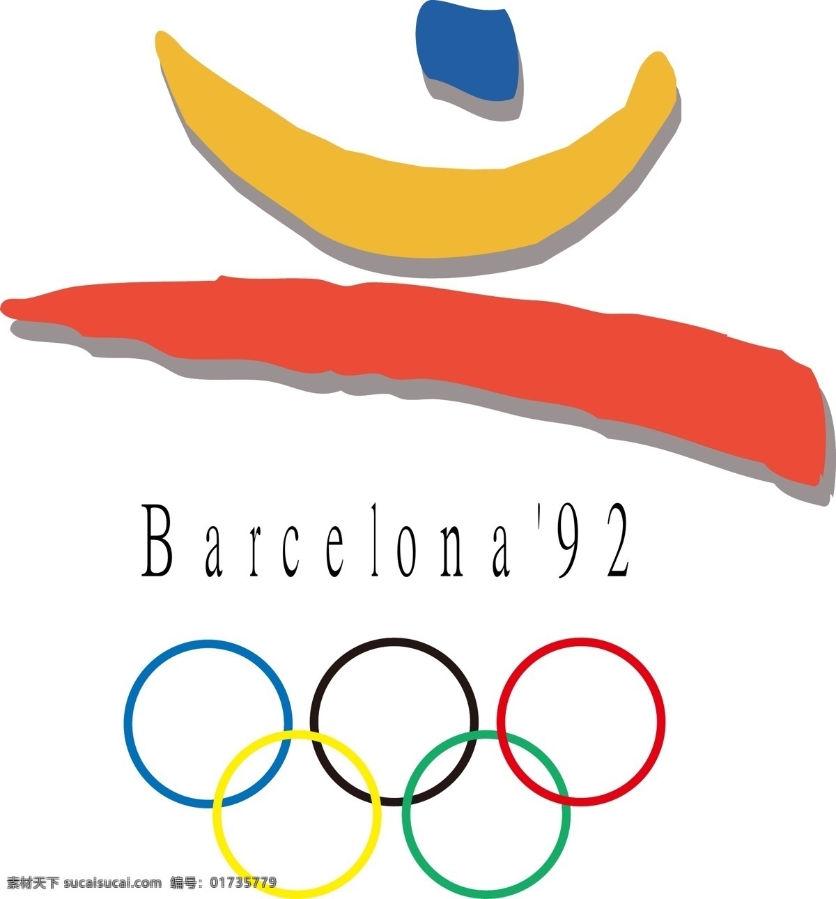 1992 年 西班牙 巴塞罗那奥运会 logo 冬奥会 矢量图 图标 其他矢量图