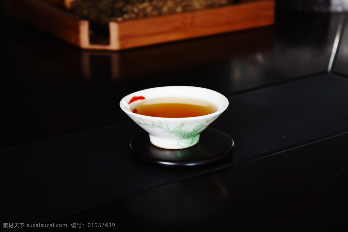 普洱茶 茶杯 餐饮美食 饮料酒水 摄影图库