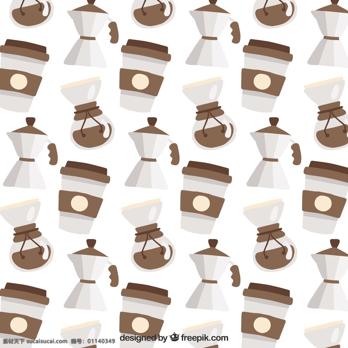 平咖啡模式 背景 图案 咖啡 商店 平面 咖啡杯 装饰 饮料 杯子 无缝图案 平面设计 图案背景 马克杯 马赛克 咖啡店 无缝 循环