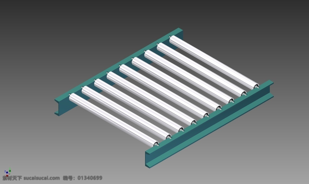 辊道免费下载 建设 3d模型素材 建筑模型