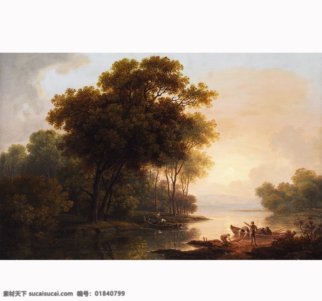 欧式油画 宫廷 风景 装饰画 海报 无框画 复古 抽象 荷兰 油画 文化艺术 绘画书法