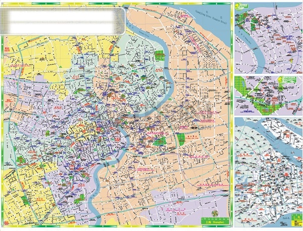 上海市 地图 上海市地图 黄浦区 矢量 及工业园区 行政大楼 驻国领事馆 矢量图