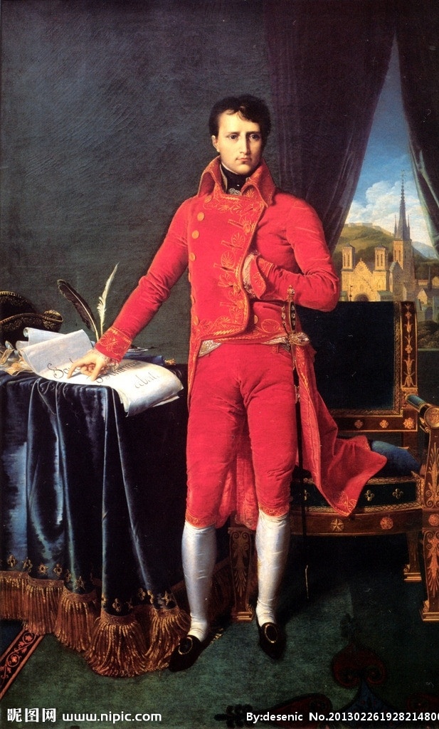 安格尔 波拿巴 第一次 领事 法国 学院派 油画 古典主义 高清 绘画 新古典主义 肖像 拿破仑 欧洲 图 绘画书法 文化艺术