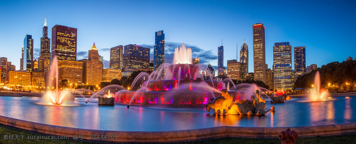 唯美 美国 芝加哥 城市 风景 风光 旅游 时尚 现代 繁华 夜景 华灯初上 人文 建筑 旅游摄影 国外旅游