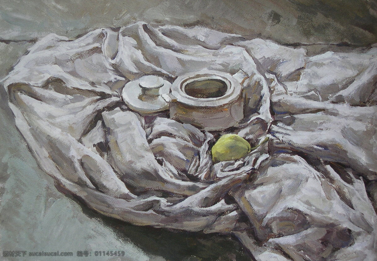 美术 水粉 静物 设计素材 水粉静物 水粉画篇 书画美术 灰色