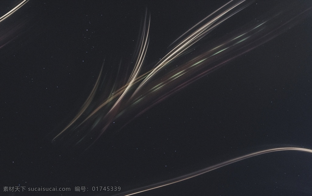 星空光效背景 光效 光线 抽象 金色 炫光