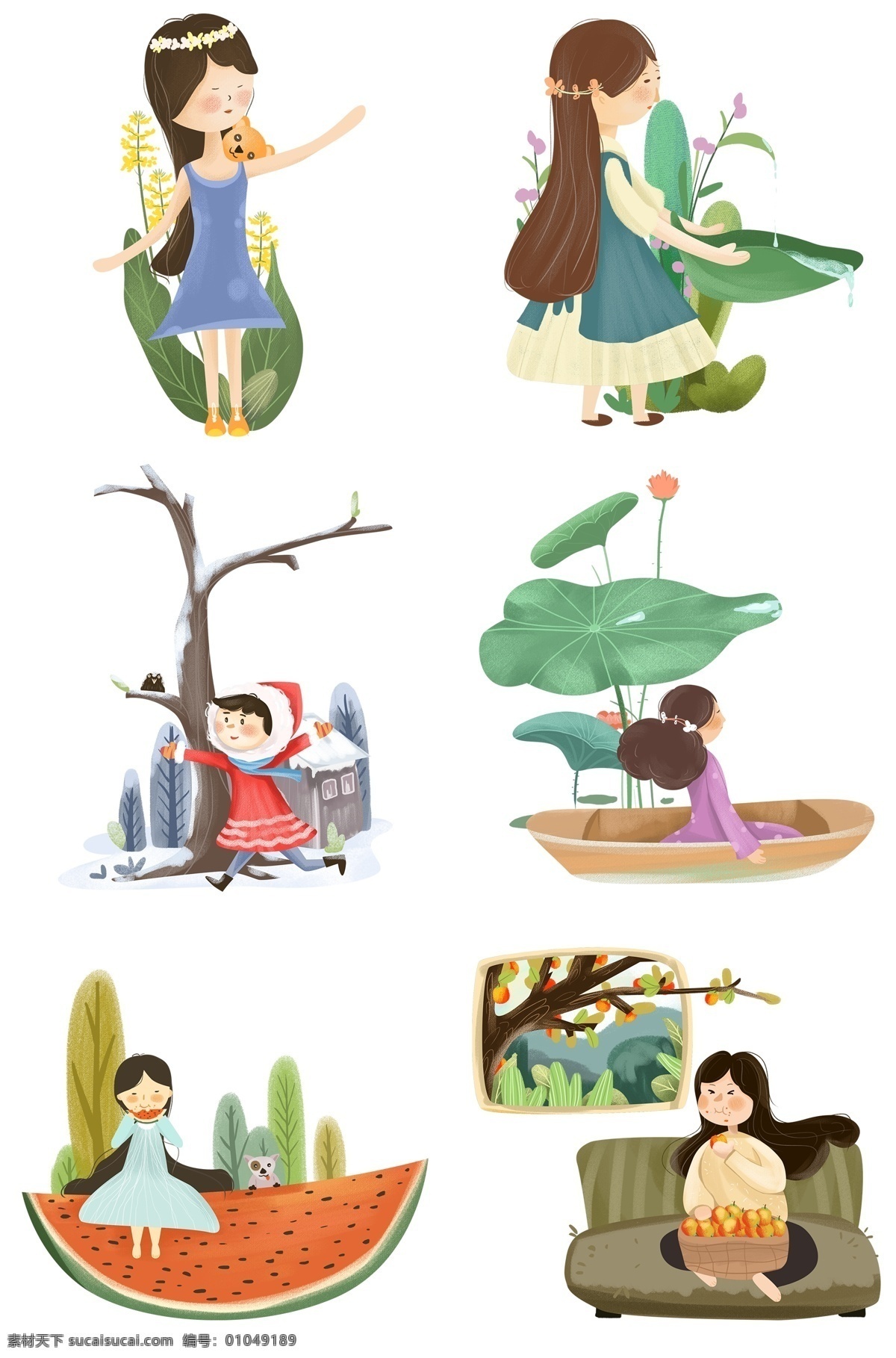 二十四节气 张 套 图 小暑 立夏 寒露 霜降 大寒 时节 节气 偏 平 风