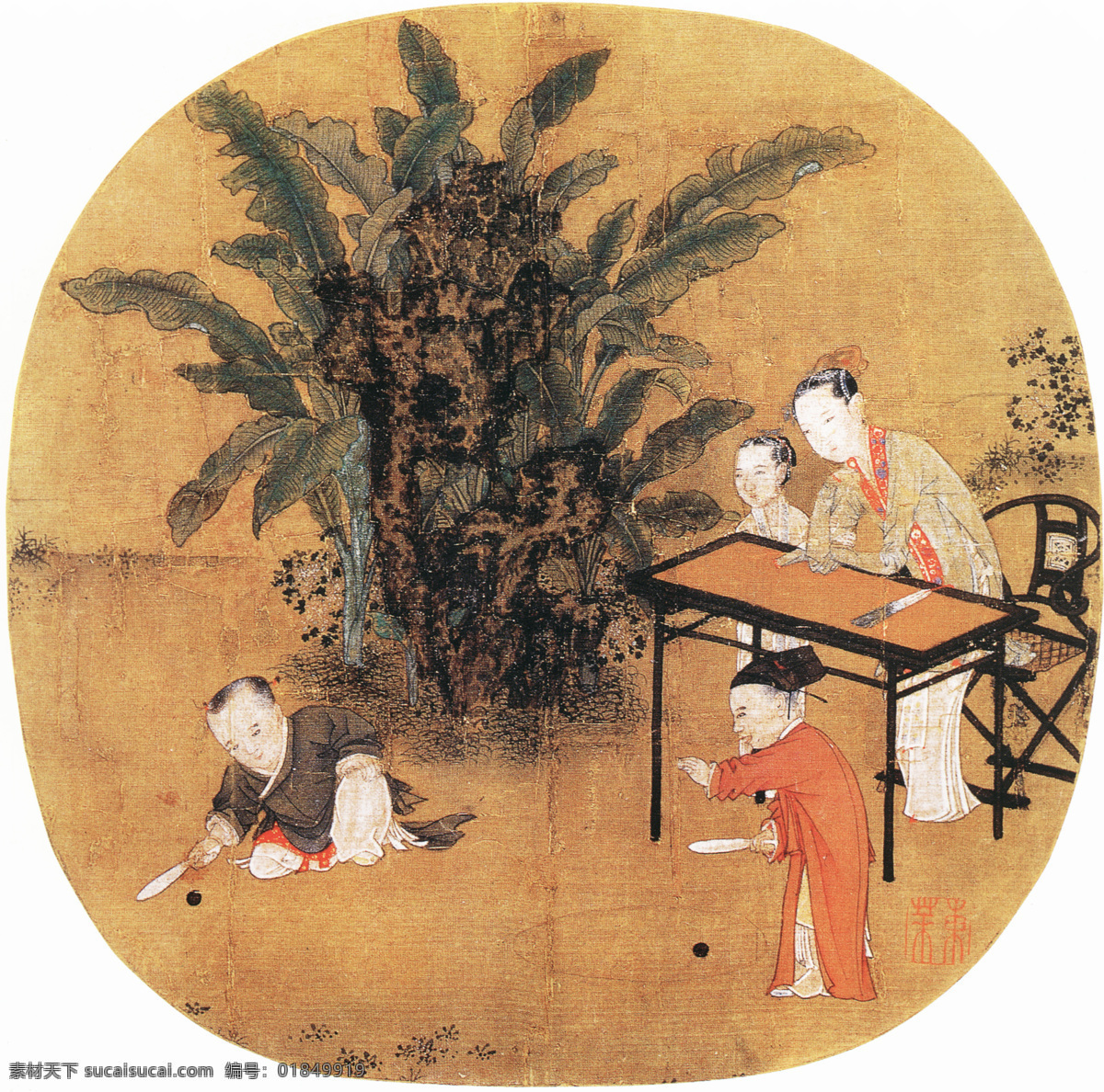 国画人物 国画 国画艺术 中国风 文化画 中国画 水墨画 人物 小孩 男孩 女孩 水墨 绘画书法 文化艺术