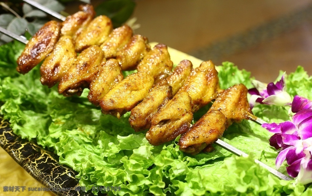 烤鸡翅 bbq 南美烤肉 西餐自助美食 餐饮服务 餐饮美食 西餐美食