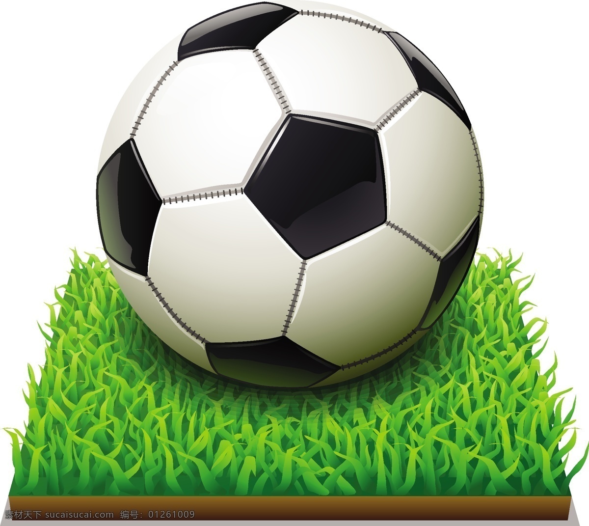 草地 上 黑白 足球 模板下载 世界杯 草坪 黑白色 体育运动 生活百科 矢量素材