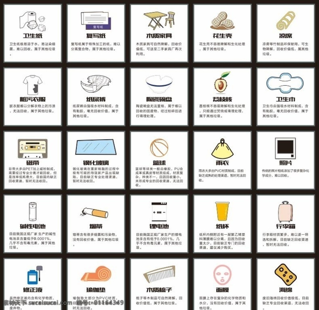 其余 垃圾 图标 合集 其余垃圾 垃圾图标 垃圾分类 绿色环保 标志图标 其他图标