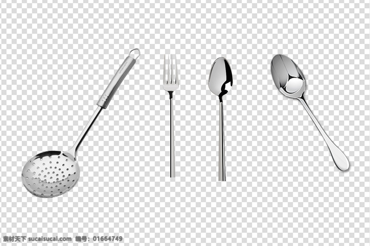 勺子 不锈钢勺子 汤匙 叉子 调料匙 圆勺子 铁勺子 餐具 饮食 餐饮用具 漏勺