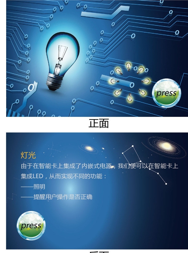 灯光卡片 卡片 线路 科技 蓝色 灯泡 发光 线路板 通讯科技 现代科技 矢量