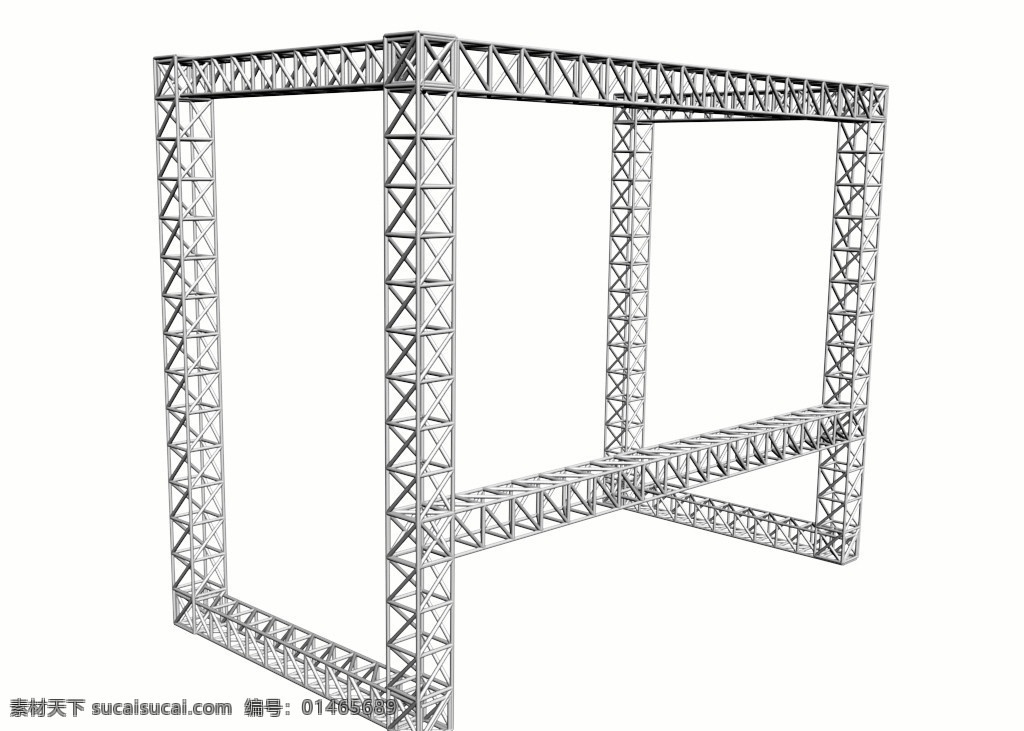 3d展板架 3d户外展架 展板桁架 3d 户外展板 其他模型 3d设计模型 源文件 max