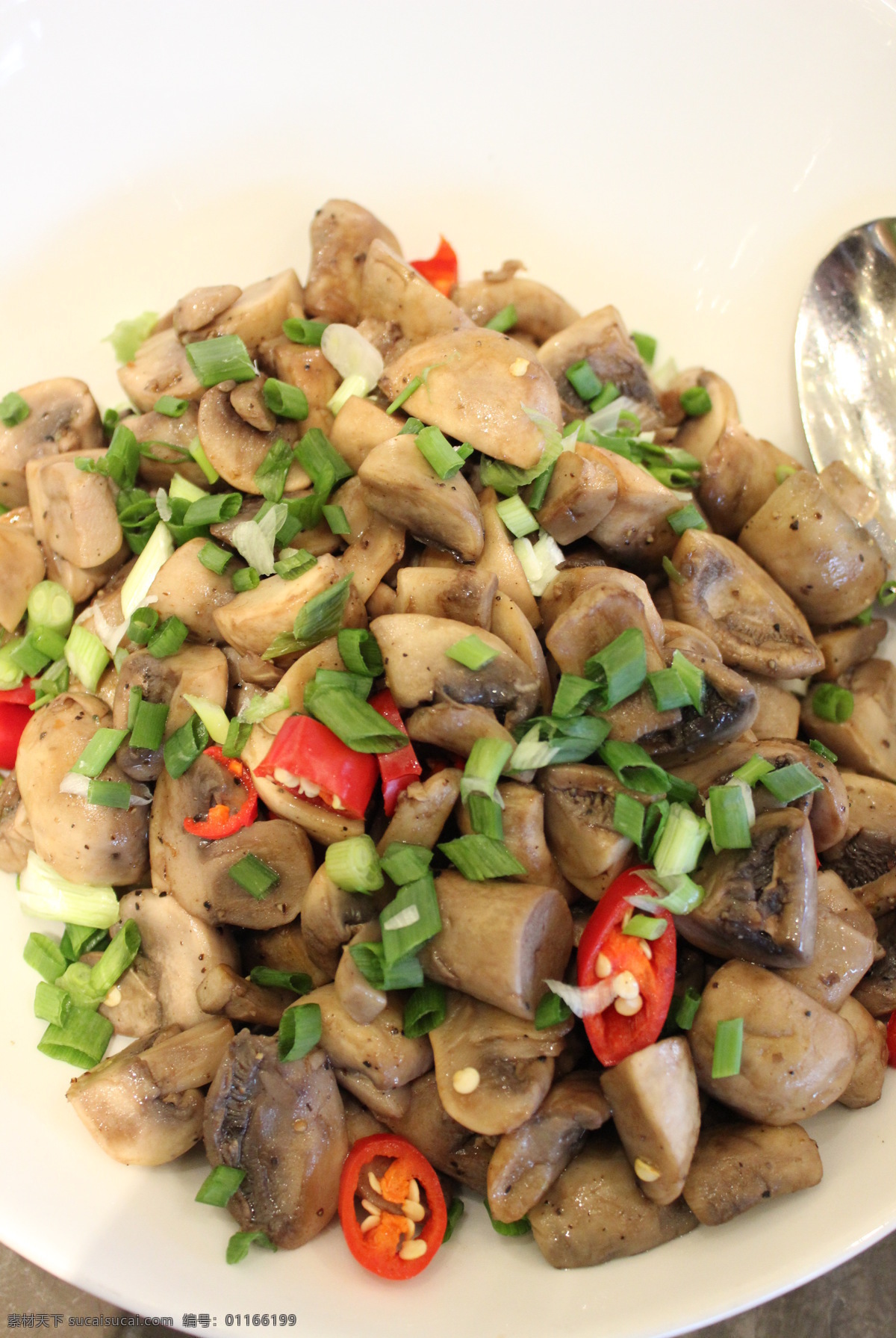 炒蘑菇 中式菜肴 传统美食 餐饮美食