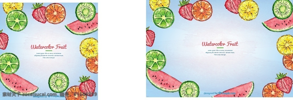 热带 水彩 水果 背景 水彩画 食物 夏季 水彩背景 橙色 饮料 橙色背景 果汁 自然 健康 自然背景 吃 健康食品 西瓜 饮食