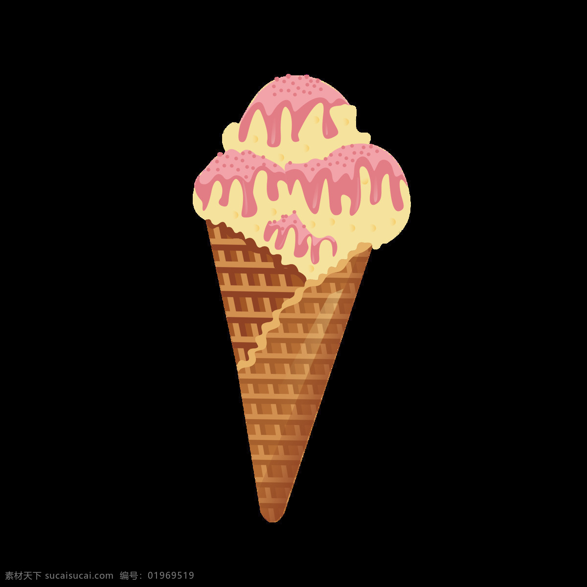 矢量 卡通 可爱 冰淇淋 元素 卡通可爱 雪糕 元素设计 甜品 美味 食物 夏天