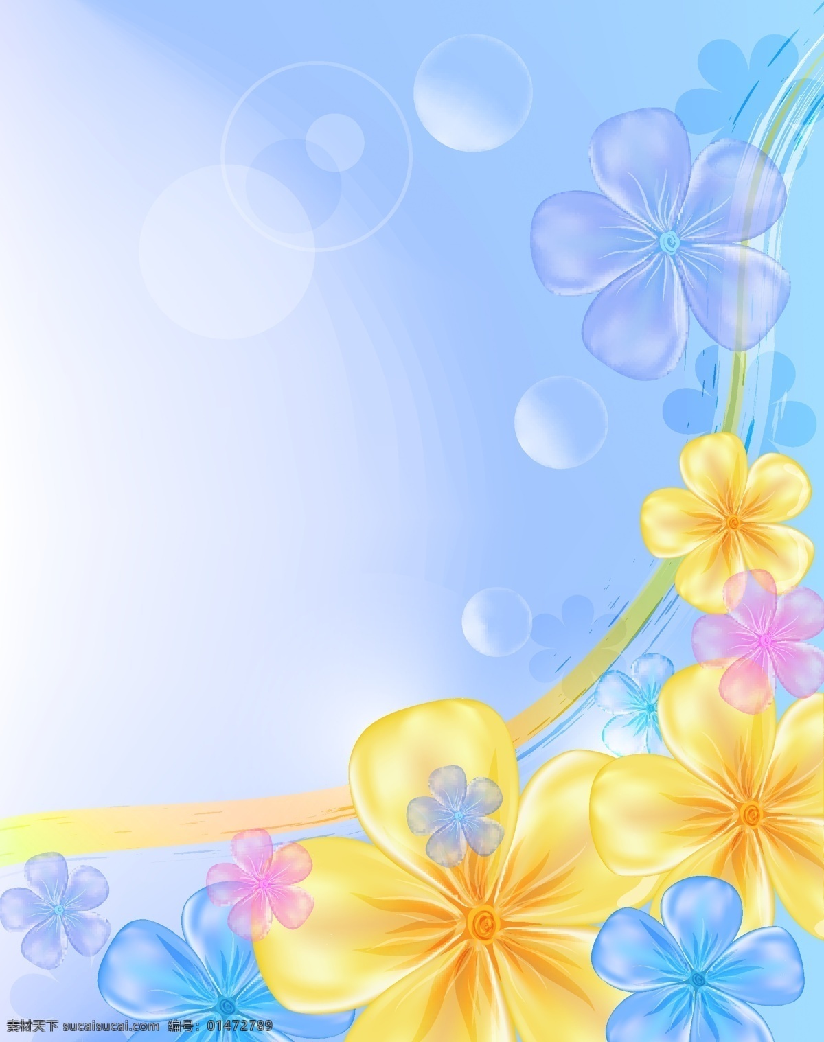 淡雅 花纹 元素 矢量 背景 淡雅花纹 花 花朵 花卉 朦胧 紫色 矢量图 其他矢量图