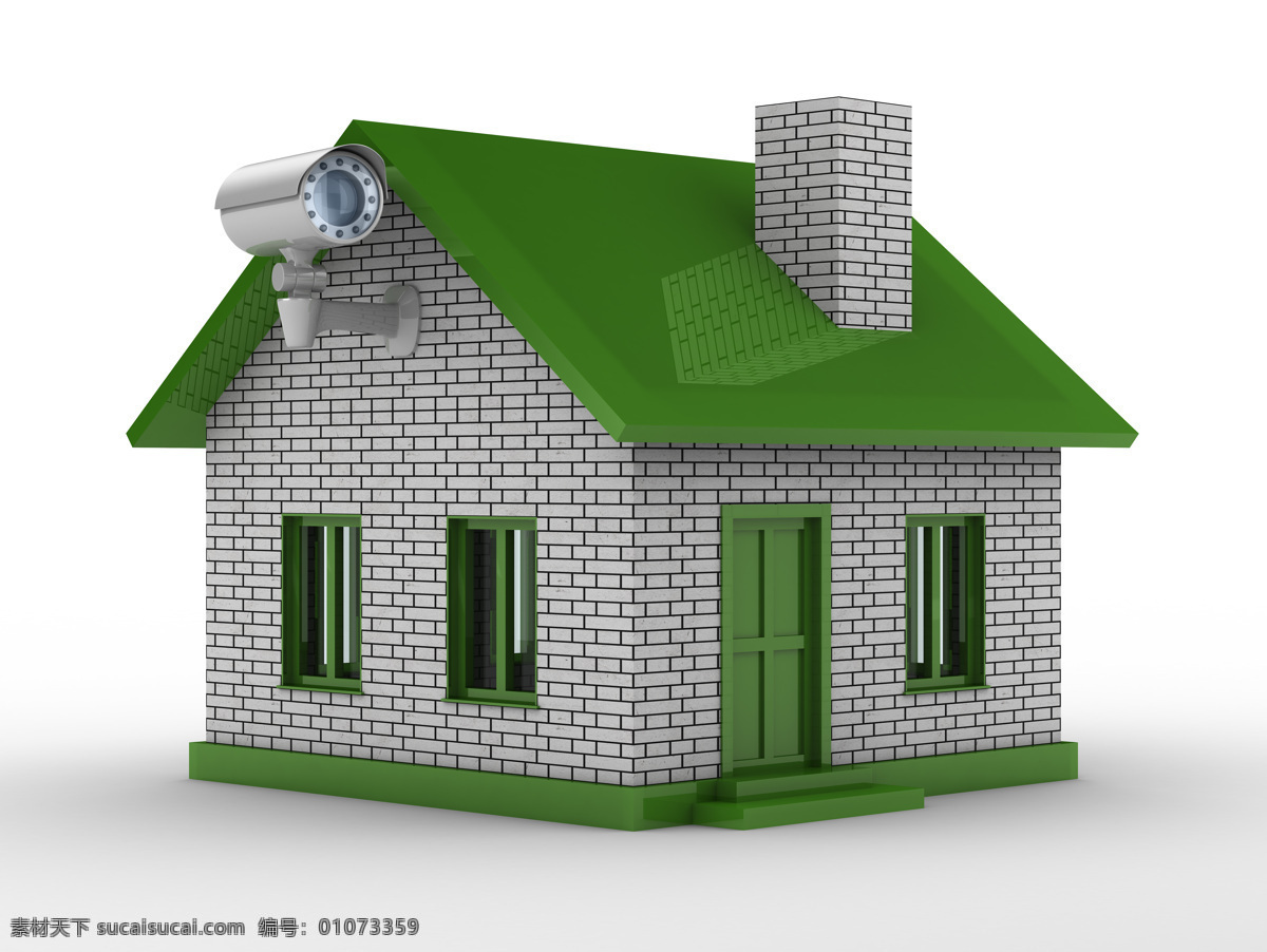 房子 模型 监控器 电子眼 电子监控 监控摄像头 电脑数码 生活百科