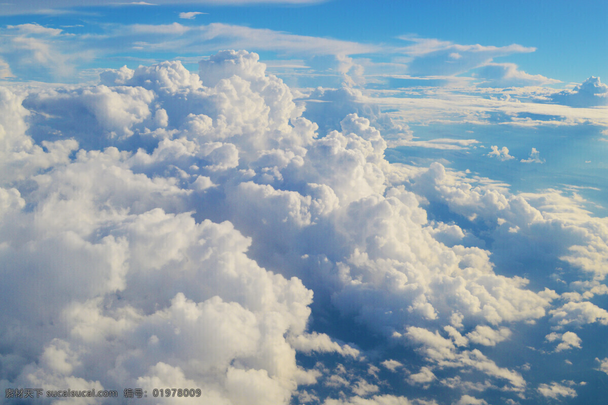 航拍 壮观 云层 云海 天空 云 飞机视角 云的海洋 自然景观 自然风景