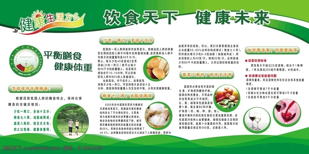 饮食天下 健康未来 展板 疾控中心 分层文件