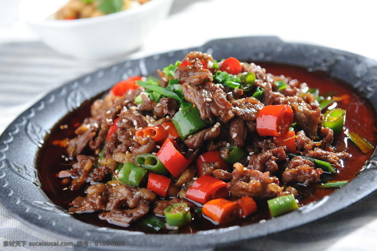 菜系 中国 铁板 牛肉 小炒 餐饮美食 传统美食