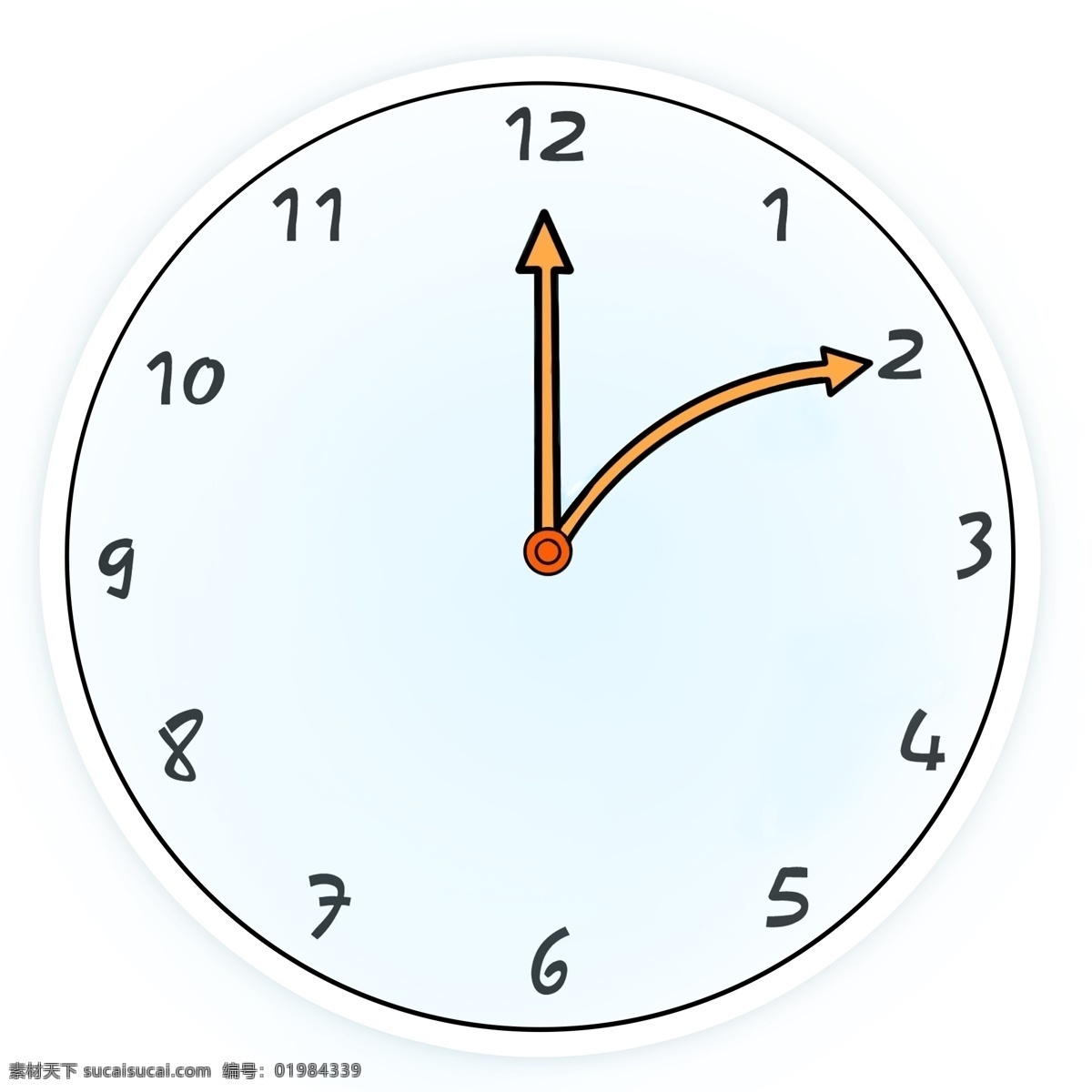 卡通 时钟 元素 时间 工作计划 商务 个人发展 数字 淡蓝色 卡通时钟 时间管理 指针 漫画时钟