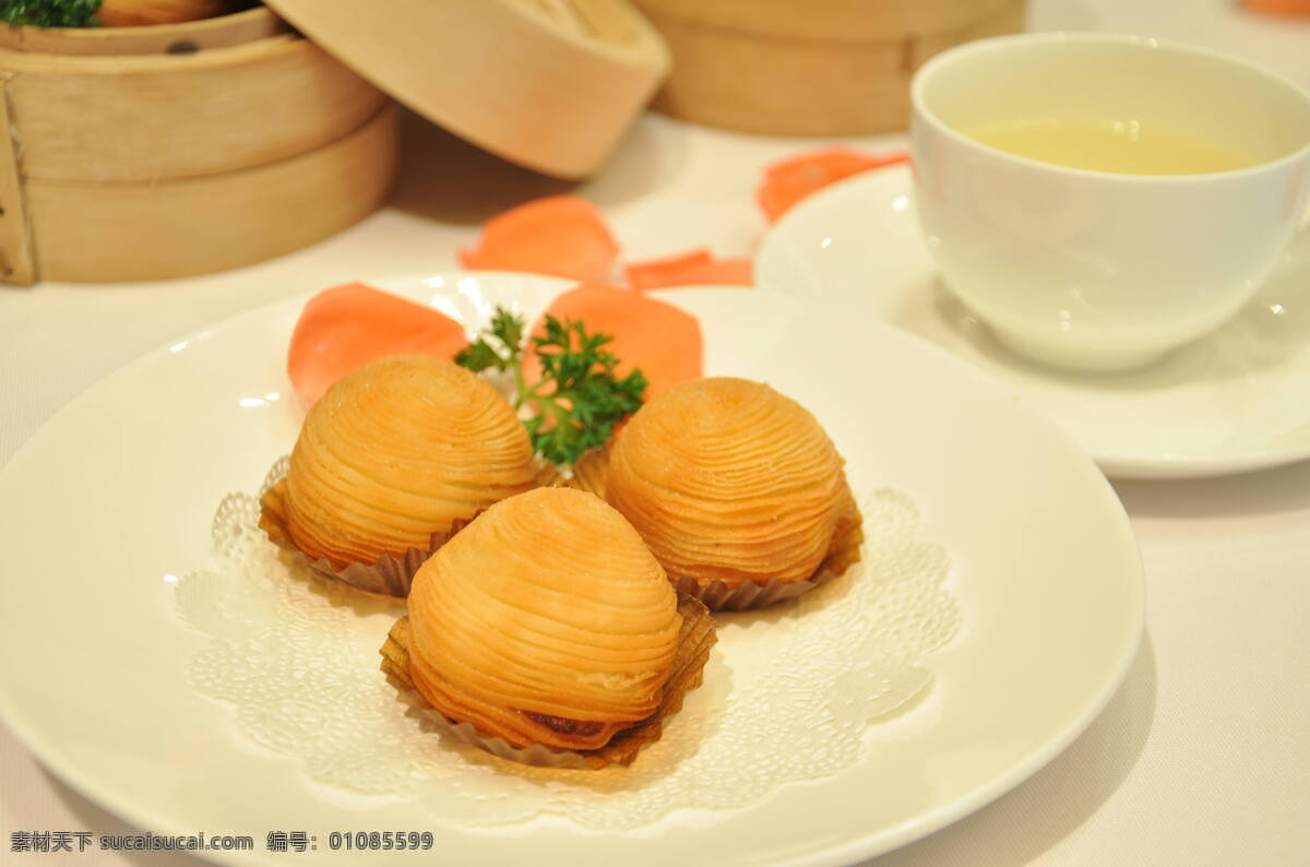 榴莲酥 榴莲 港式茶点 粤式茶点 甜点 西餐美食 餐饮美食 黄色