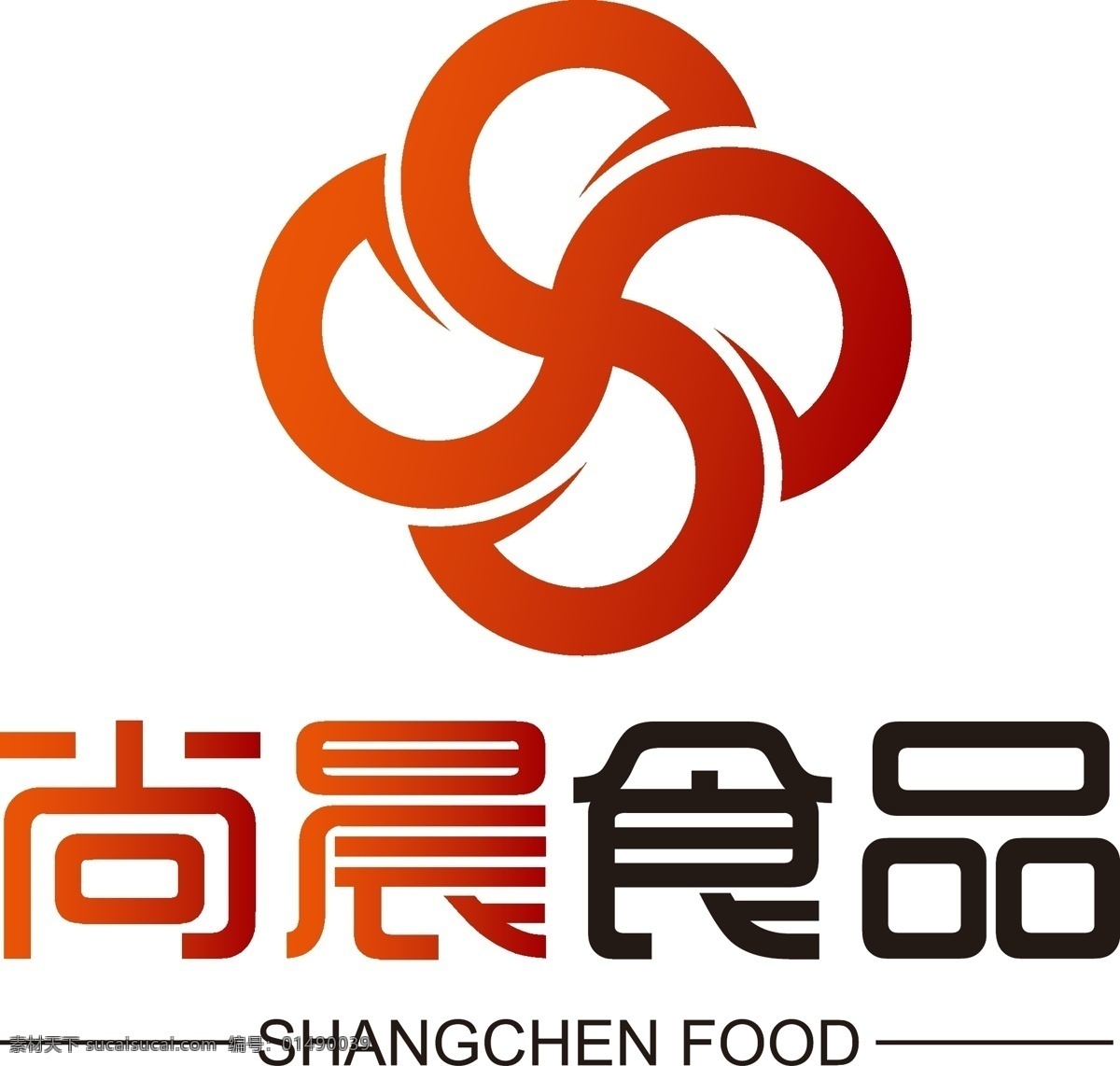 食品 餐饮 logo 红色 简约 logo设计