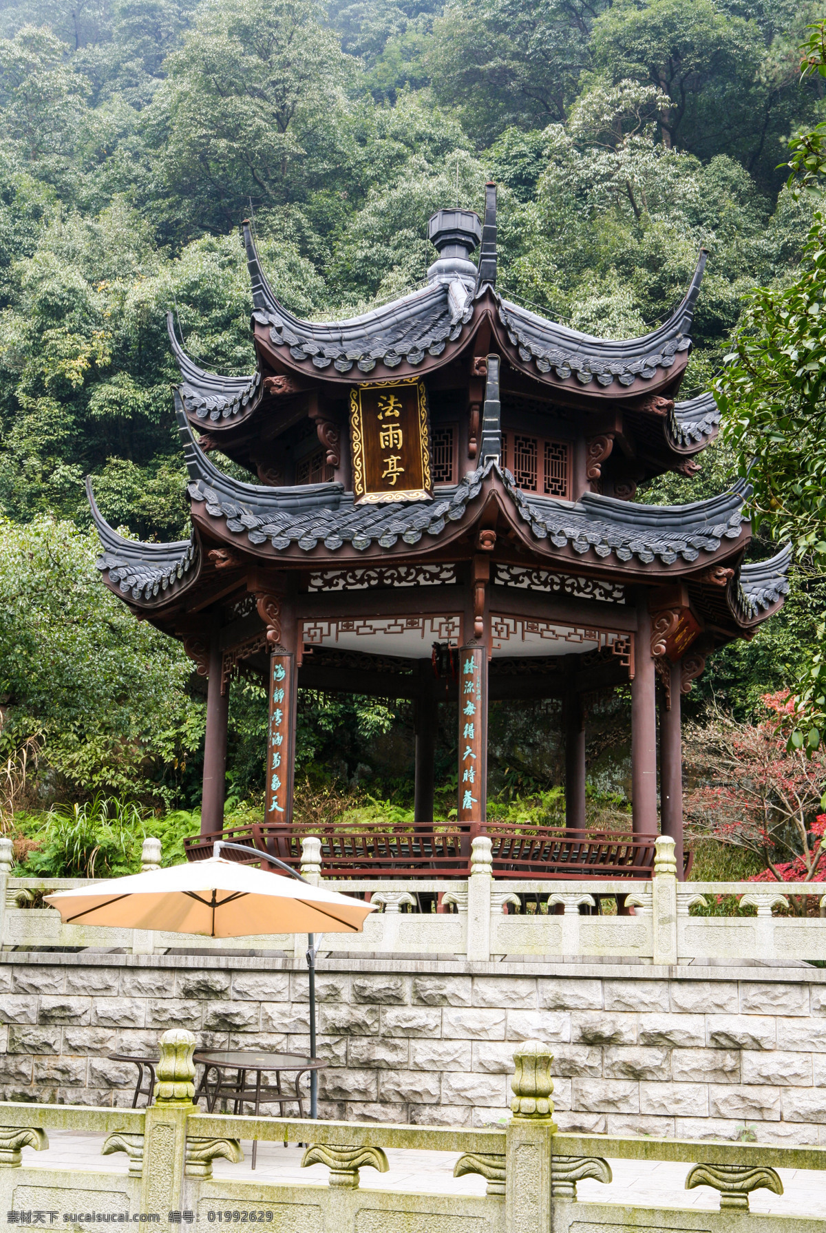 理安寺 2011杭州 涌泉禅寺 寺院 寺庙 寺庙建筑 亭子 宝殿 雕塑 风景 景点 自助游 国内旅游 旅游摄影