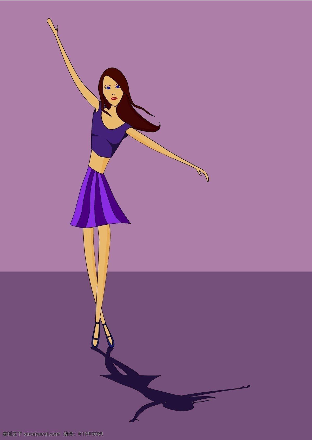 矢量 跳舞 女孩 舞蹈 人们向量 向量 女性 形象 dancesthe 矢量图 其他矢量图