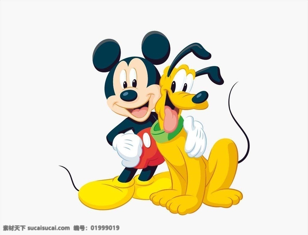 米奇 迪士尼 米老鼠 可爱 老鼠 卡通人物 矢量素材