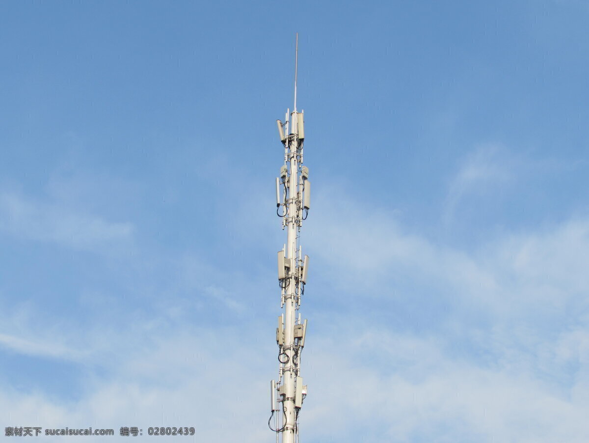 信号塔 塔 蓝 信号 天线 网络 通信 传输 技术 蓝天 移动 现代科技 工业生产