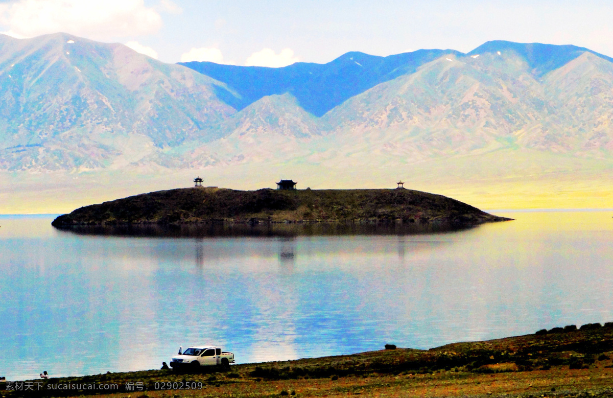新疆 赛里木湖 风景 新疆风景 水草丰盛 湖水