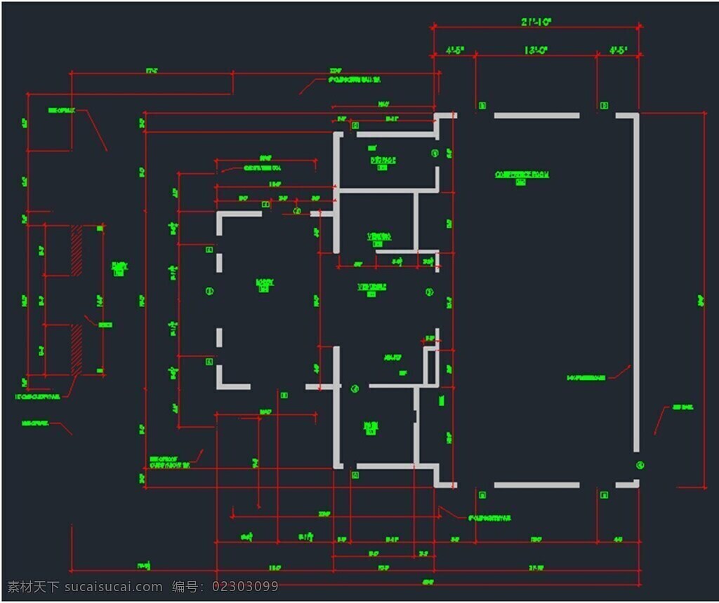 会议中心 建筑 方案 3d模型素材 建筑模型