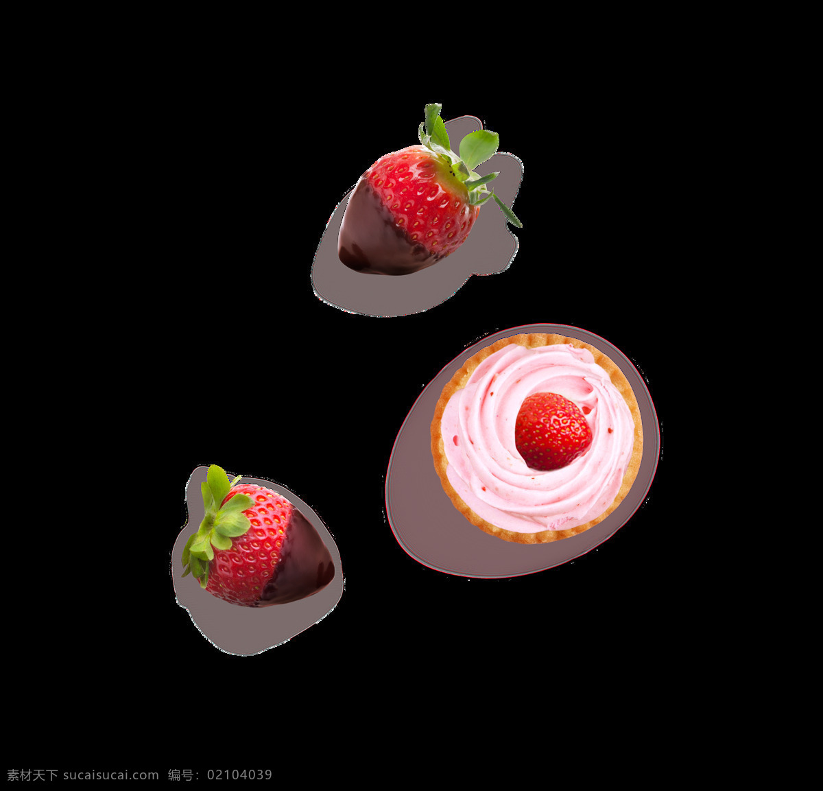 草莓 水果 装饰 蛋糕 甜点 下午茶 点心
