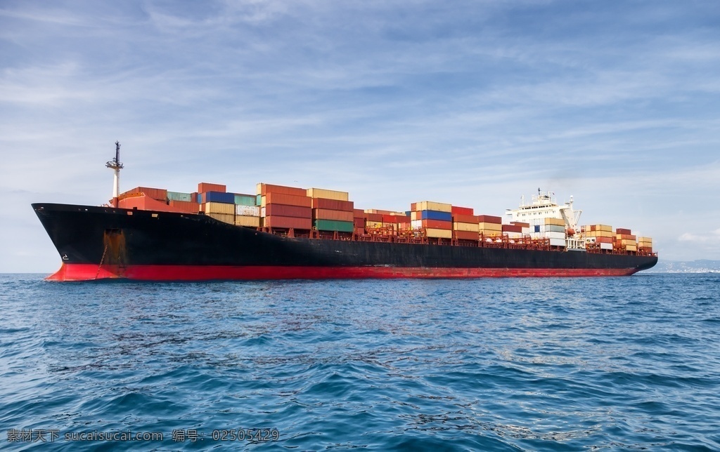 货轮 船舶 货运 集装箱 港口 码头 物流运输 铁路运输