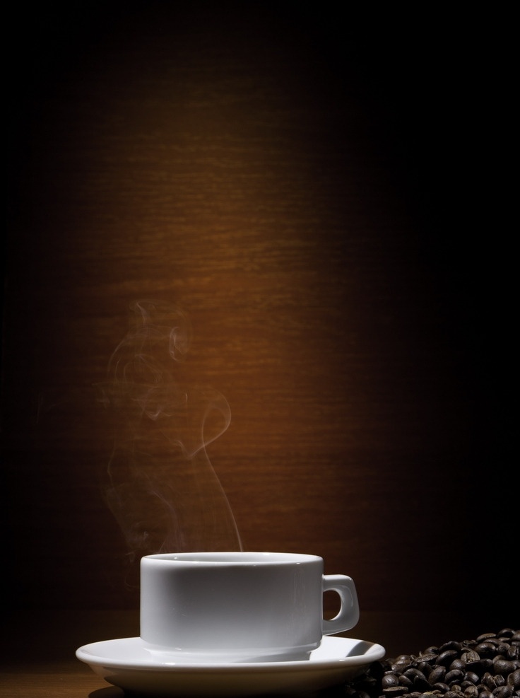 咖啡豆 咖啡 咖啡杯 杯子 马克杯 水杯 碟子 瓷杯 瓷器 盘子 器皿 白色 杯具 餐饮美食图片 餐饮美食 饮料酒水