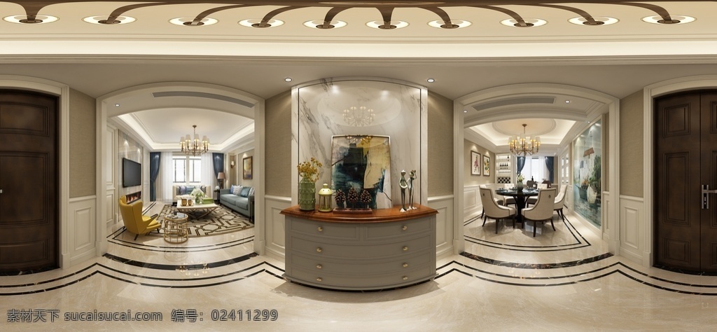全景客厅 720度 360度 效果图 高清 欧式 风格 家装 照片 3d设计