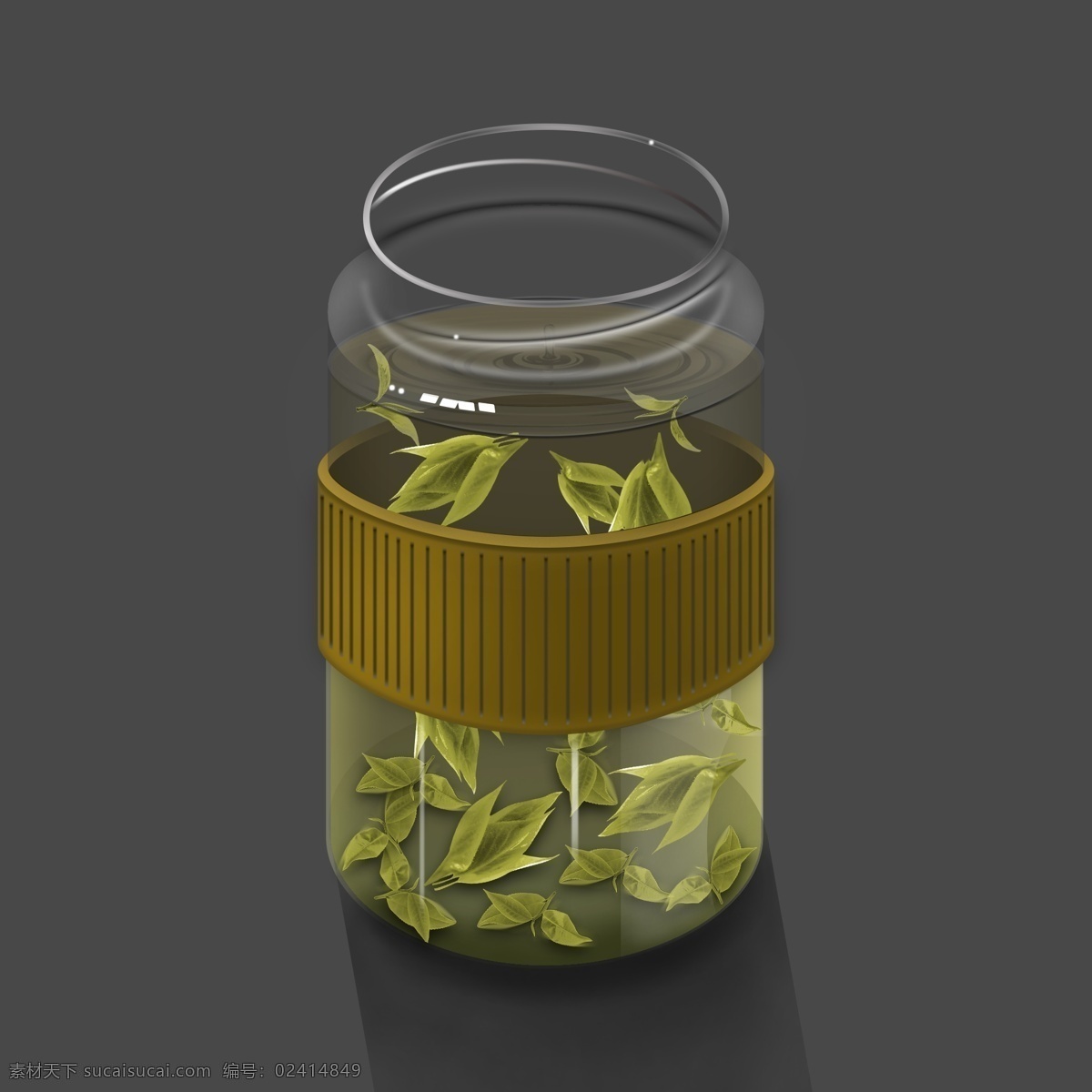 水杯效果图 玻璃杯 茶杯 效果图
