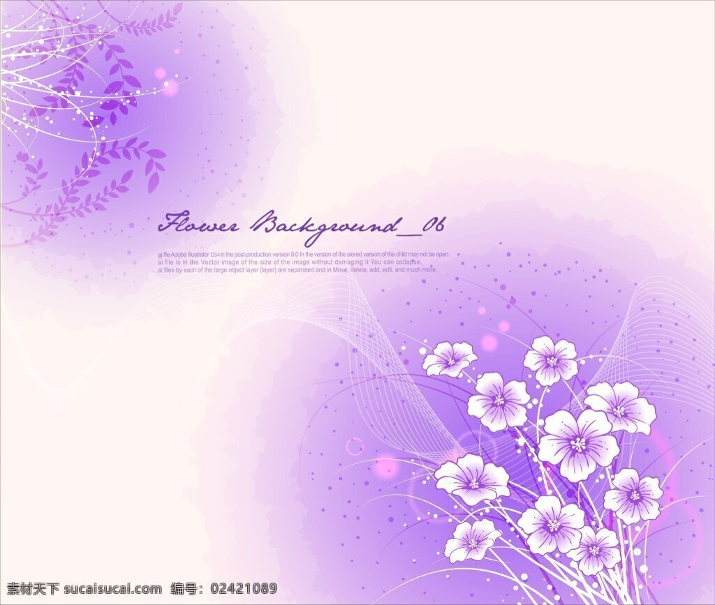 矢量 紫色 抽象 花纹 背景 抽象花纹 手绘花纹 手绘 欧美花纹 花纹背景 卡通花纹 韩国花纹 时尚花纹 装饰背景 时尚韩国 手绘装饰 花瓣装饰