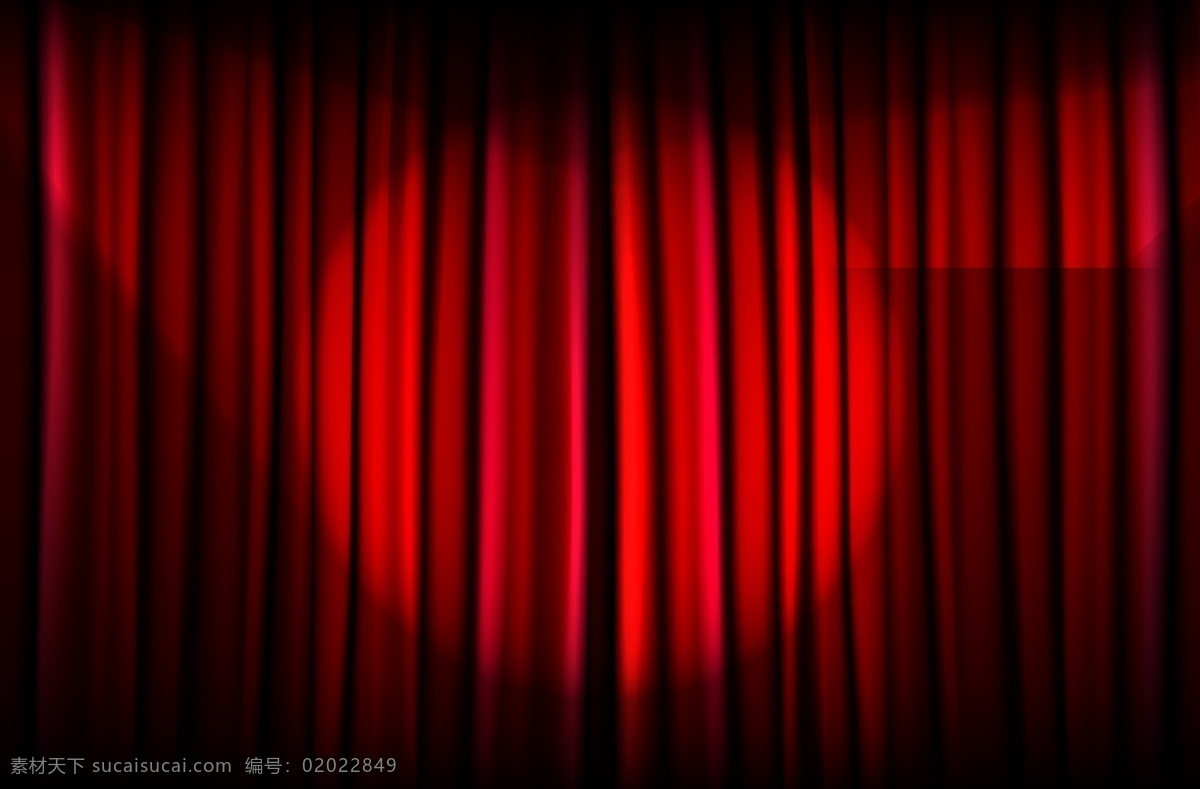 红色 帷幕 背景 舞台 矢量 麦克风 木板地板 幕布 布帘 帘布 元素 生活百科