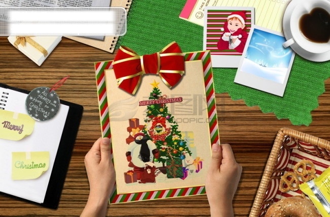 hanmaker 韩国 设计素材 库 背景 卡片 礼物 圣诞节 祝福 节日素材