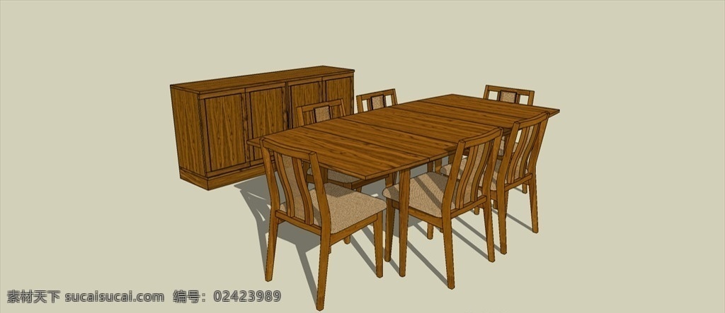 桌椅 套装 柜子 组合 桌椅套装 组合模型 室内设计 模型 草图大师模型 su模型 3d设计 室内模型 skp